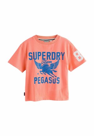 Printtipaita - coral blue