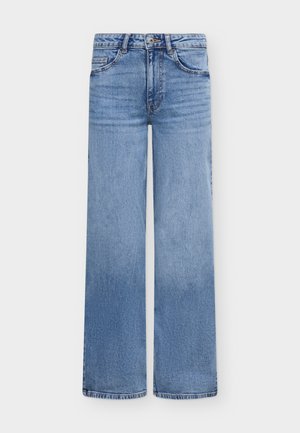 Noisy May, NMKENZIE - Wide leg - light blue denim