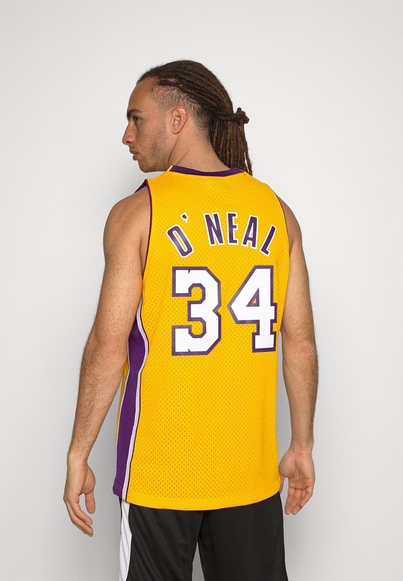 Maillot NBA Shaquille O'neal Los Angeles Lakers 1996 Mitchell & ness  Hardwood Classic Jaune Pour bébé