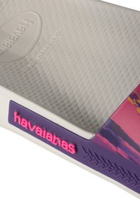 Havaianas HAVAIANAS SLIDE PRINT - Badslippers - white, purple