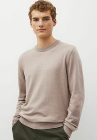 Next - CREW NECK - Strickpullover - camel natural Thumbnail-Bild 1