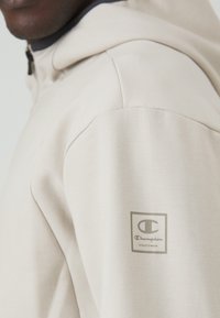 Champion C-TECH FULL ZIP HOODIE - Športna jopa s kapuco na zadrgo - beige