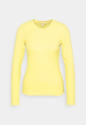 LONGSLEEVE - Top s dlouhým rukávem - soft yellow
