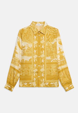Versace FORMAL SHIRT THE GROTTO KIDS UNISEX - Blúzka so zapínaním na gombíky - white/gold-coloured