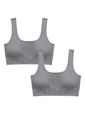 SEAMLESS 2-PACK - Bustier - heather grey