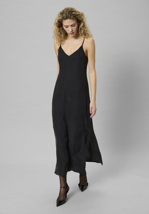 STRAP  - Robe longue - black
