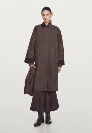 Massimo Dutti WITH DETAIL - Klassisk frakke - dark brown