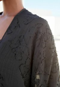 Next SHEER TEXTURED COVER-UP - Accesoriu plajă - black