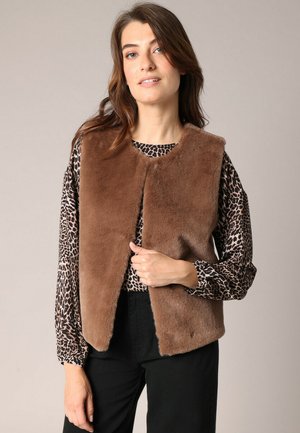 FUZZY - Bodywarmer - braun