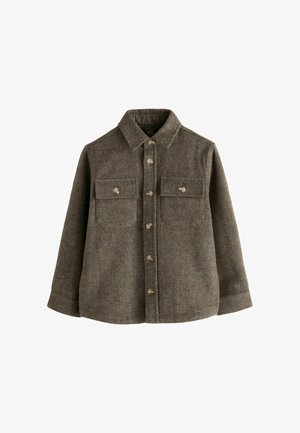 Next, REGULAR FIT - HERRINGBONE BRUSHED - Jas - chocolate brown