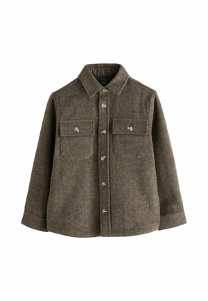 REGULAR FIT - HERRINGBONE BRUSHED - Veste mi-saison - chocolate brown