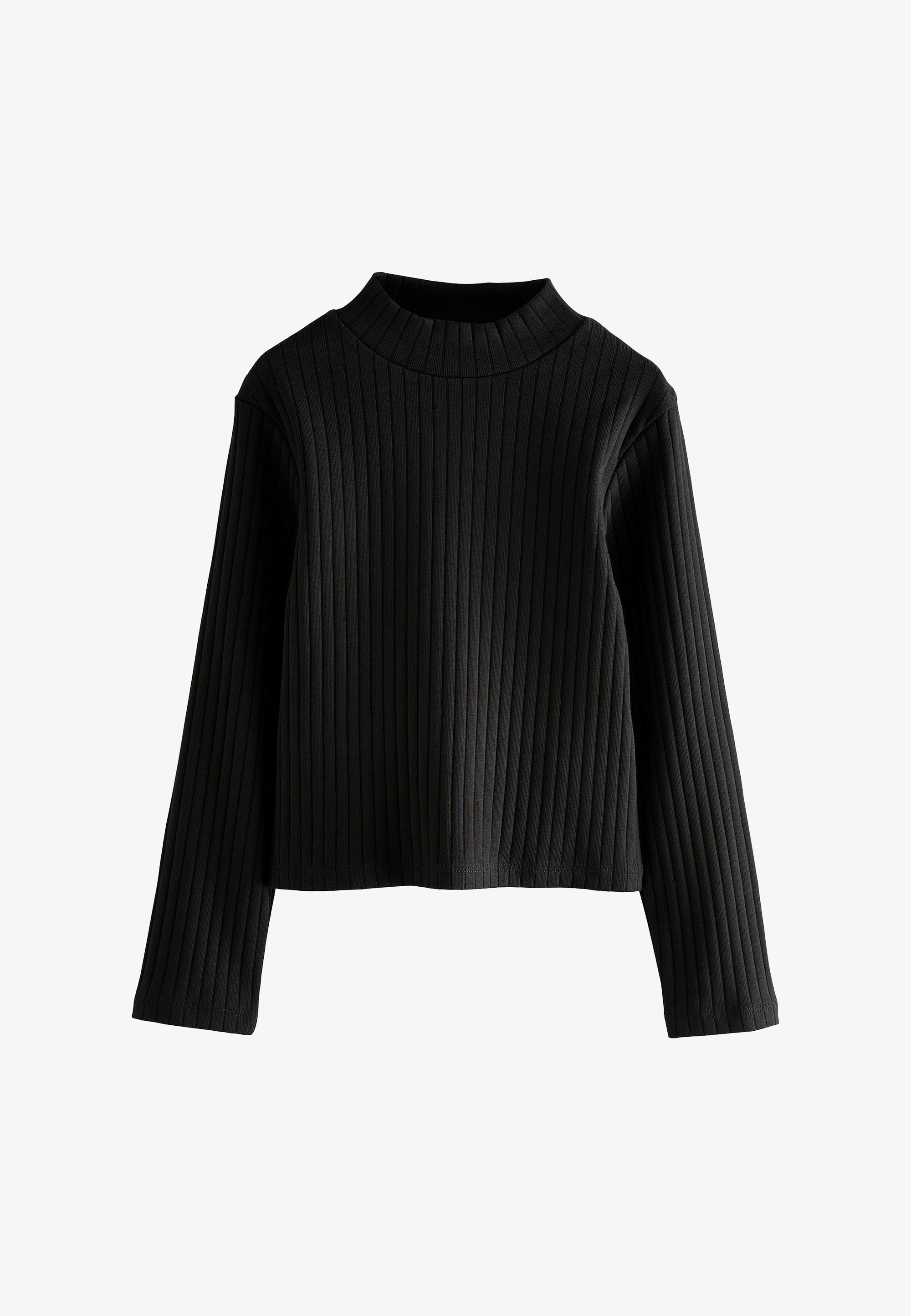 Next REGULAR FIT LONG SLEEVE Maglietta a manica lunga black