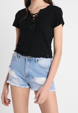 T-shirt print - black