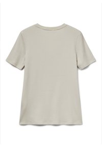 United Colors of Benetton WITH V-NECK - Jednoduché tričko - beige