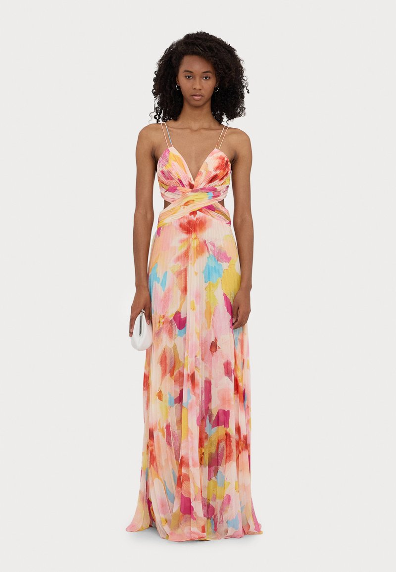 black maxi dress with lace top Summerlin Lace Top Maxi Dress