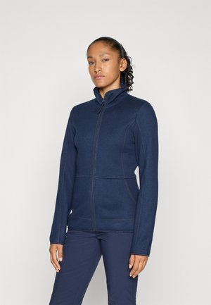 AMYRY - Bluză de molton cu fermoar - dark blue