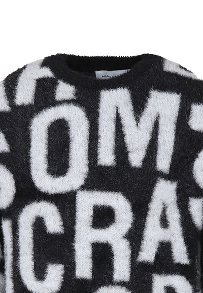 Marc Jacobs Felpa in pile - black