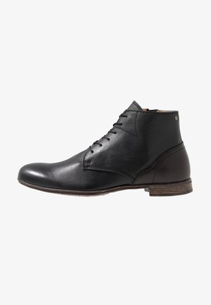 DIRTY MID - Šněrovací kotníkové boty - black