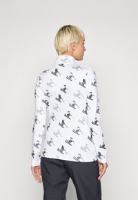 Spyder VIVID 1/2 ZIP - Tops ar garām piedurknēm - white