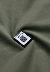 Ombre WITH CONTRASTING - Jednoduché tričko - olive green