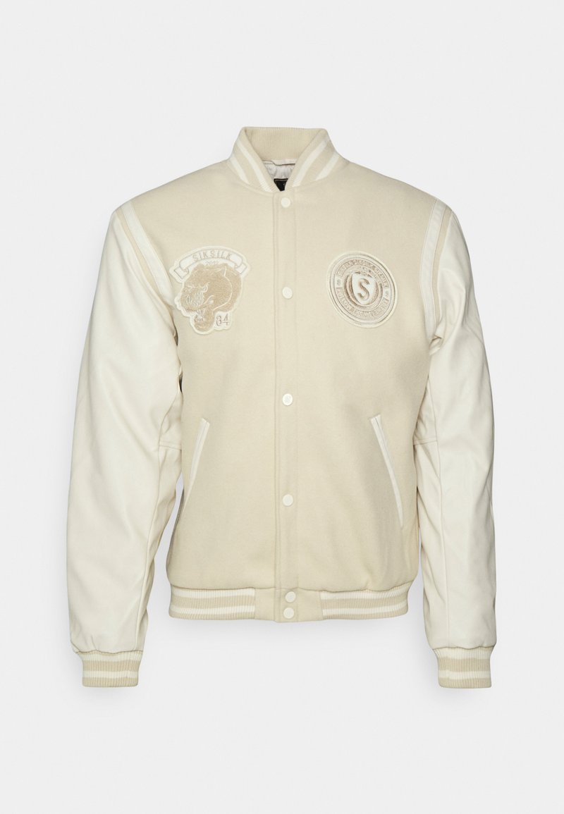 SIKSILK VARSITY JACKET Bomber Jacket beige Zalando.de