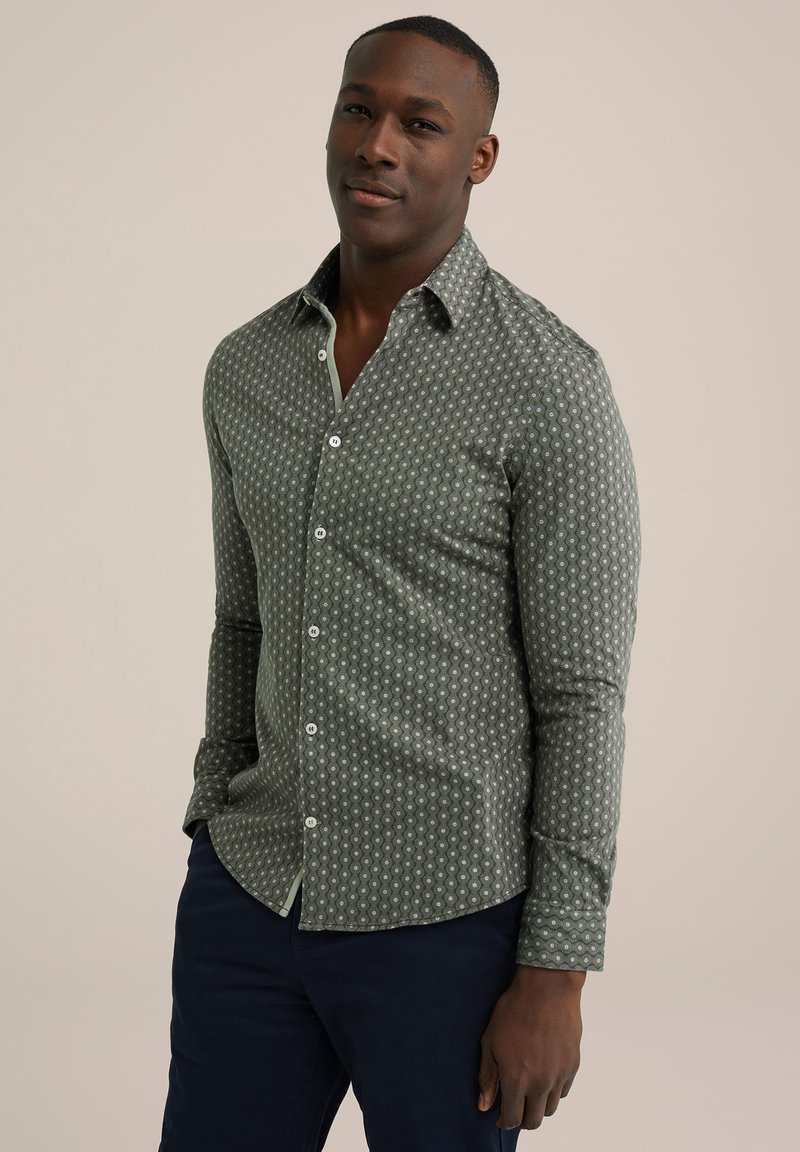 WE Fashion - Camicia - dark green, Ingrandire