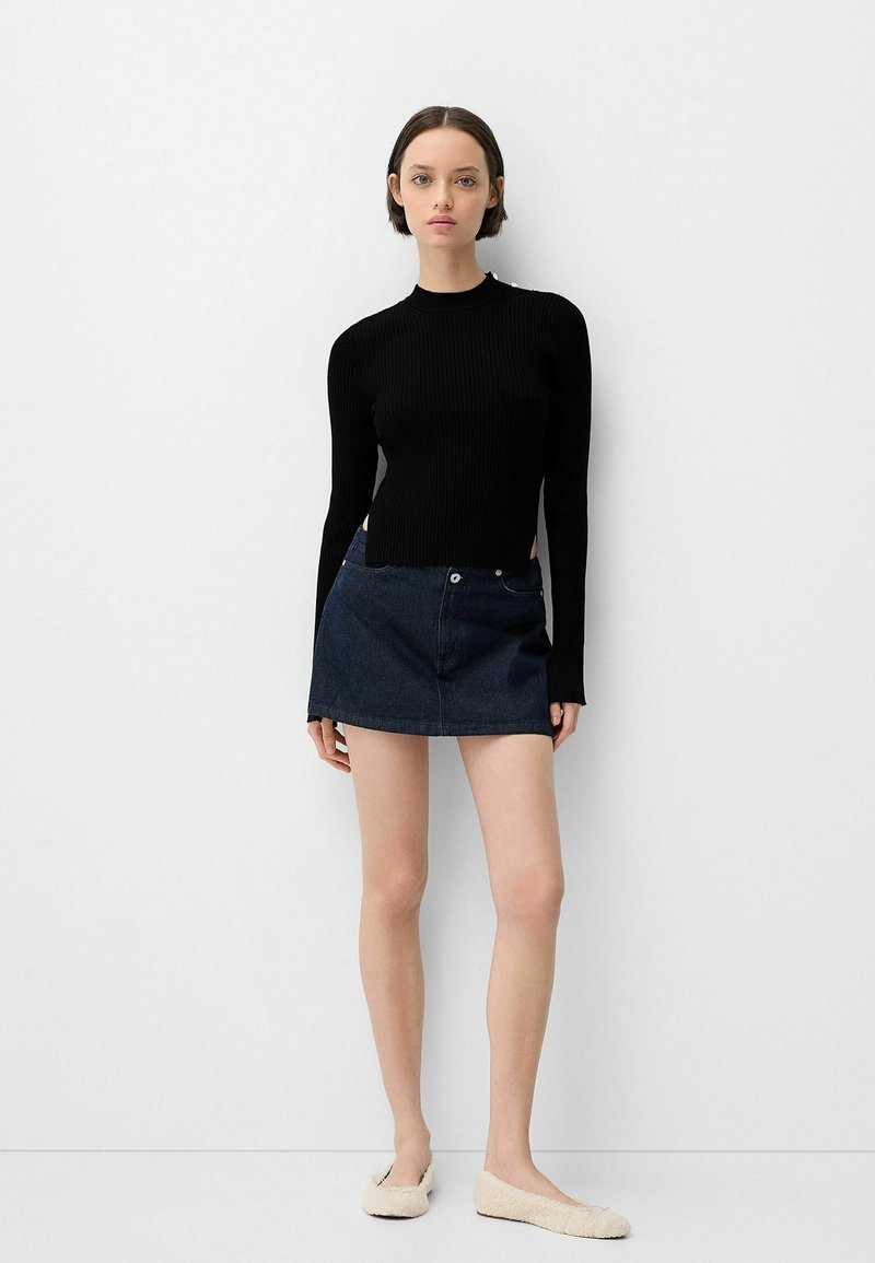 Bershka Trui zwart Bershka Trui zwart