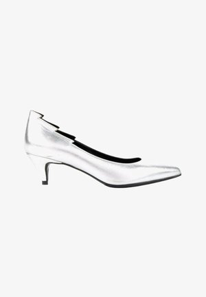 Saint Laurent, Escarpins - silver-coloured