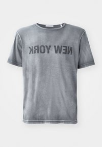 NEW YORK TEE GARMENT - T-shirts med print - gunmetal