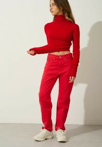 Authentic Cashmere Jersey de punto - red