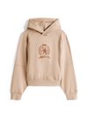 TONAL CREST HOODIE - Ikdienas džemperis - malted milk