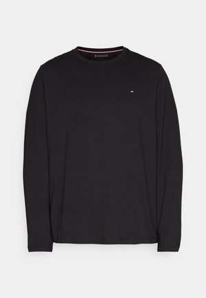 Tommy Hilfiger SLIM FIT TEE - Bluzka z długim rękawem - black