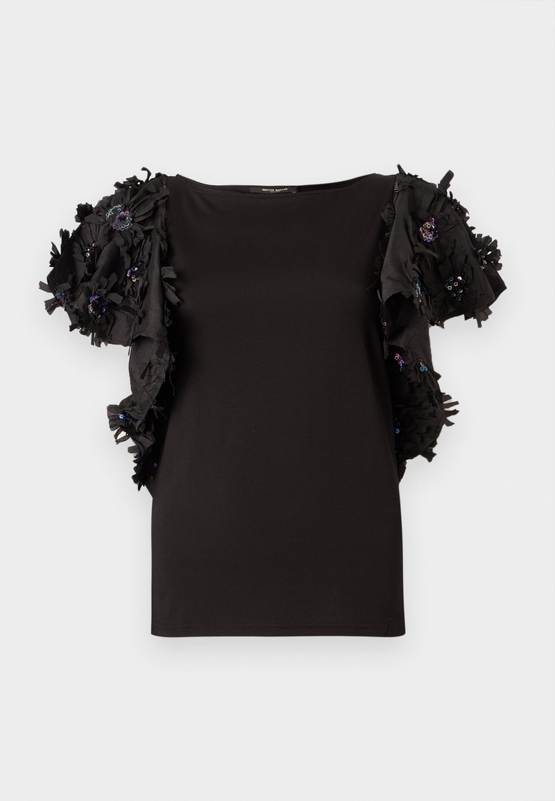 Bruuns Bazaar SCULUS VINJA - Bluzka/czarny - Zalando.pl
