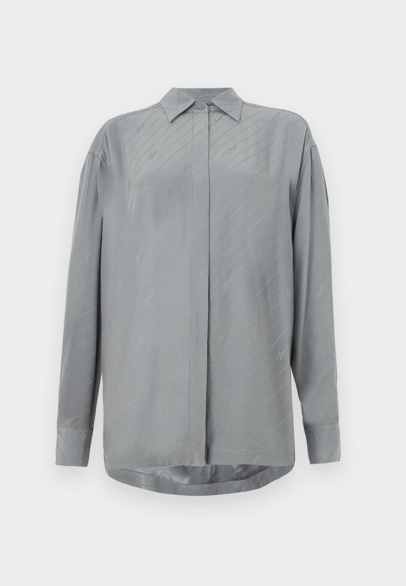 Boss Overhemdblouse turquoise Boss Overhemdblouse turquoise