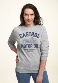Henry Tiger CASTROL LIQUID ENGINEERING - Sudadera - heather grey