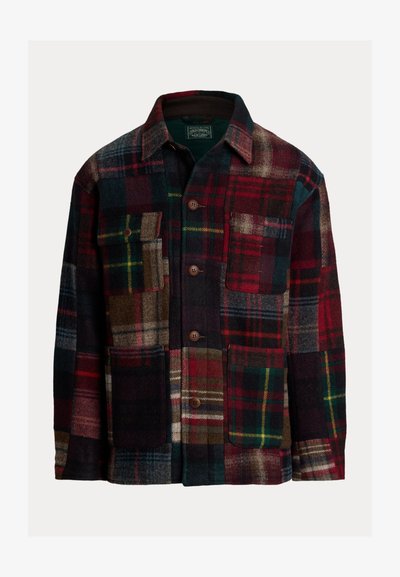 Polo Ralph Lauren PLAID PATCHWORK WOOL JACKET - Leichte Jacke - multi-coloured