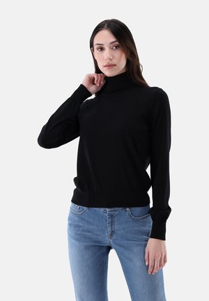 Strickpullover - black
