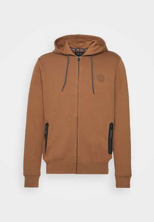 ISCAR - Sweater met rits - brown