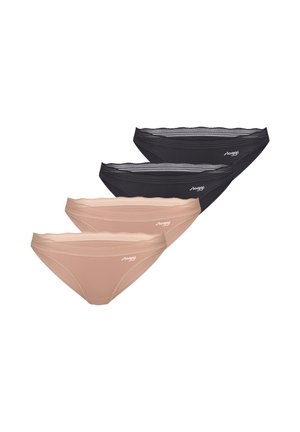 Sloggi, SLOGGI 4 PACK - Slip - schwarz beige