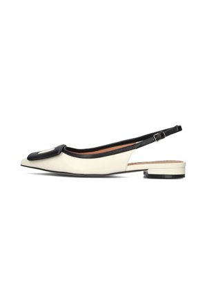 Slingback ballerina´s - blanco