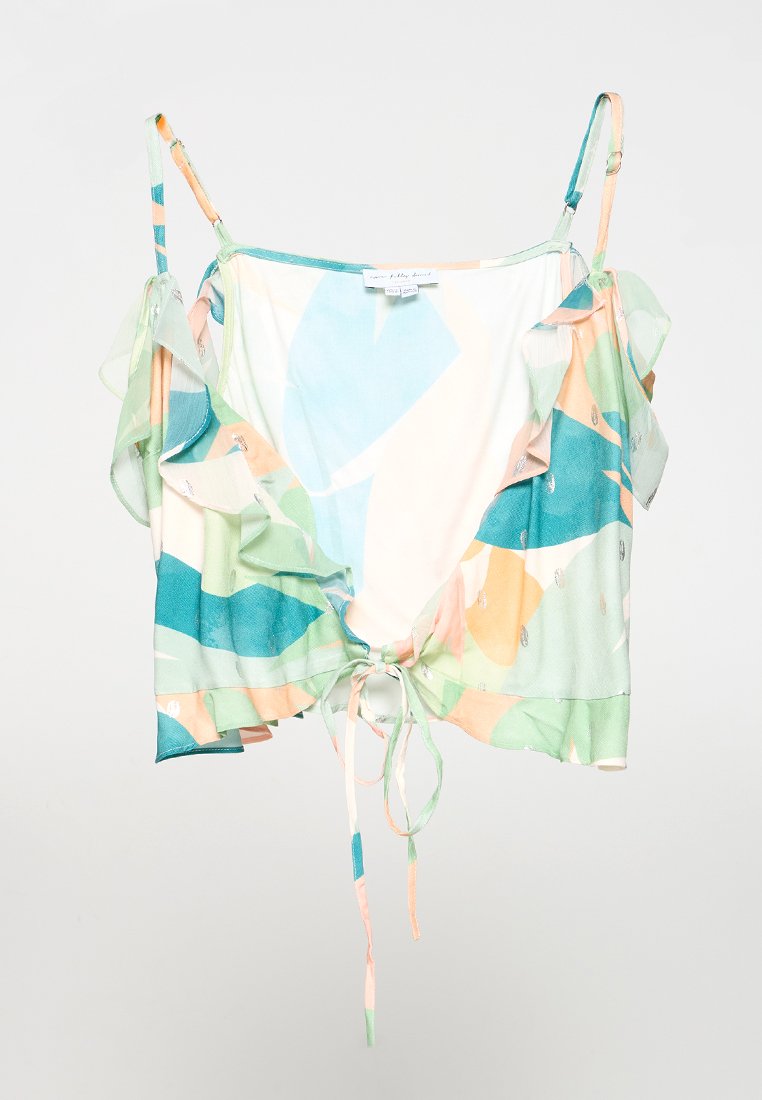 Never Fully Dressed Top zilverkleurig Never Fully Dressed Top zilverkleurig