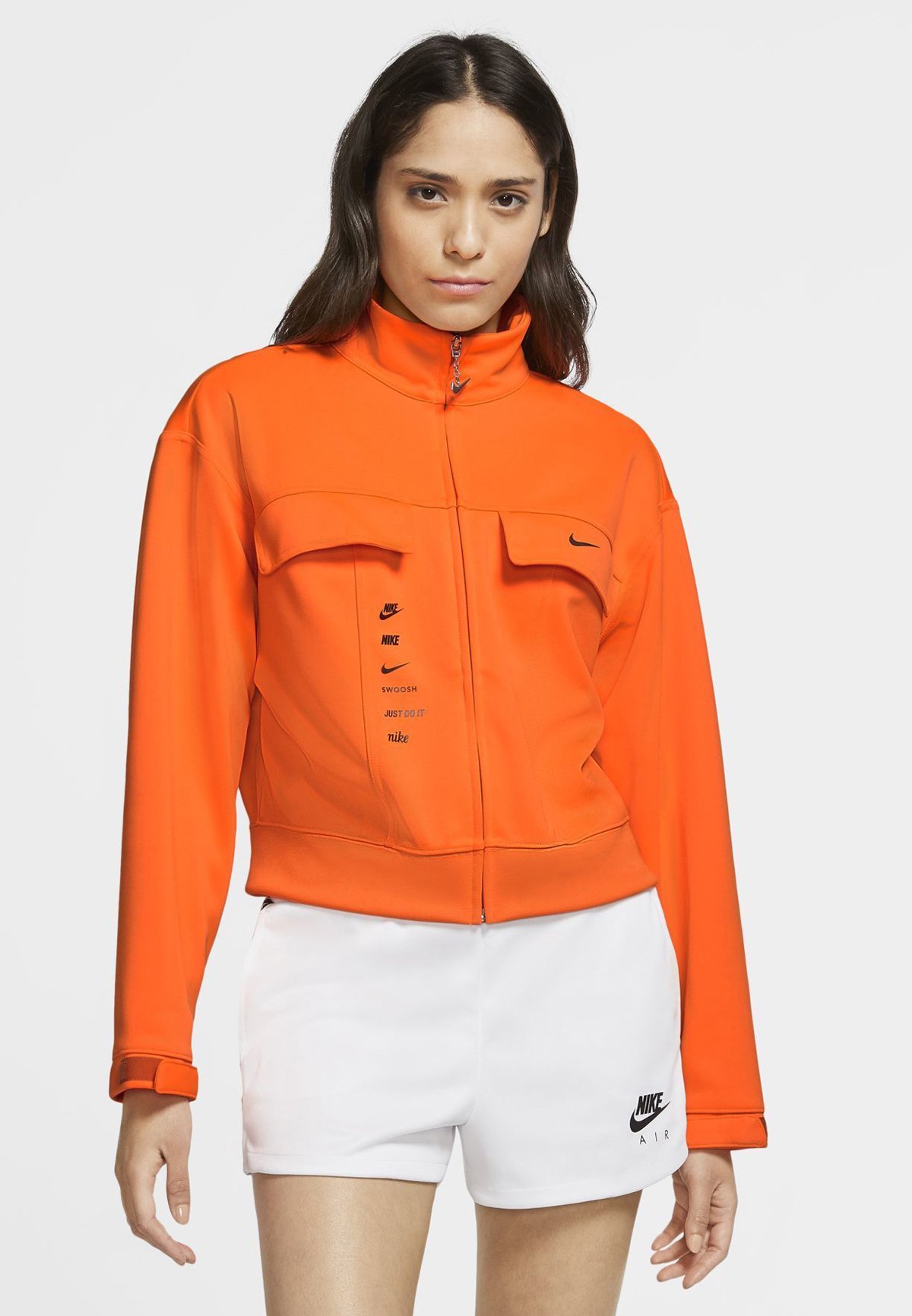 nike jacket orange