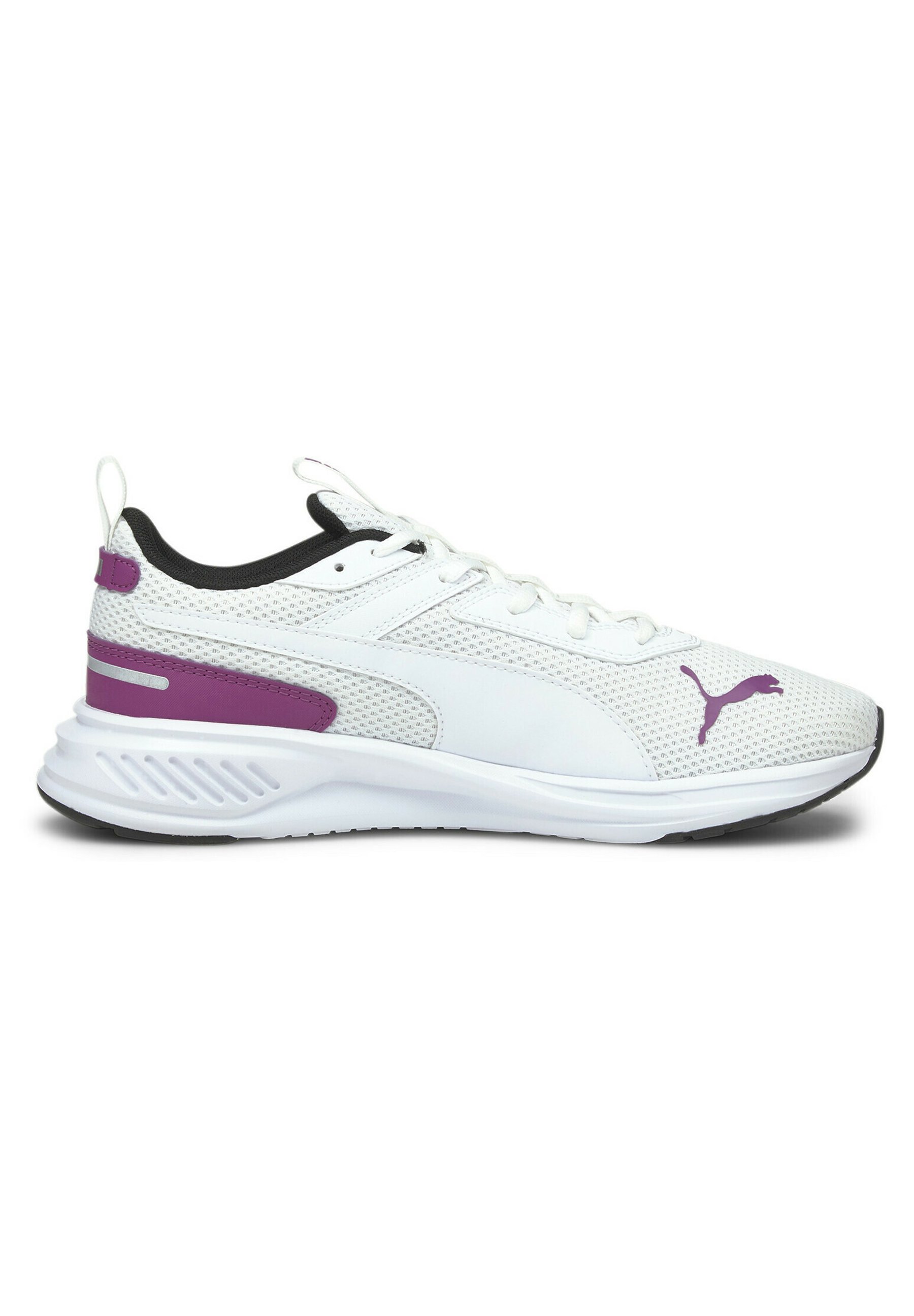 Puma SCORCH RUNNER - Hardloopschoenen neutraal - white black byzantium/wit  - Zalando.nl