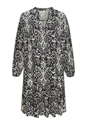 Bluse - marine beige