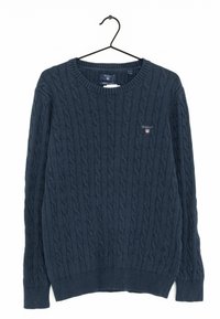 GANT Stickad tröja - blue