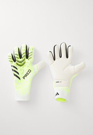PRED PRO UNISEX - Goalkeeping gloves - lucid lemon/white/black