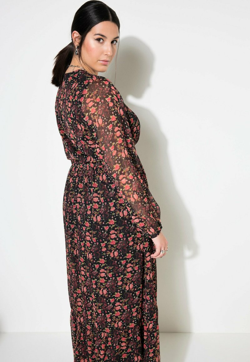 knee length dresses for ladies Boho Border Print Dress – SNAP-Something New And Pretty main image 0