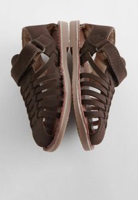 Next LEATHER CLOSED TOE SANDALS  - REGULAR FIT - Sandále na chodenie - chocolate brown