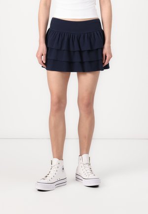 Hollister Co. MAY RUFFLE - Šorti - dark blue