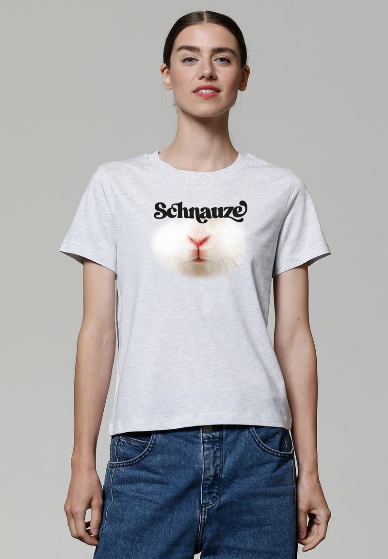 watapparel T-Shirt print - cool heather grey